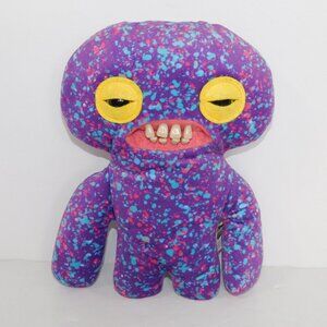 Fuggler Laboratory Misfits Edition Funny Ugly Monster Purple Splatter 9" plush